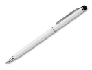 Metallkugelschreiber mit blauschreibenderMine und mit Funktion "Touch Pen".
