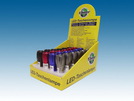 Taschenlampe mit 9 LED's im 24er-Display