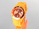 orange Viper Silikonuhr mit Datum small face Ø ca.