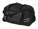 Reisetasche aus Polyester 600D mit Schultergurt. 1 Hauptfach und 2 weitere Faecher, fester Boden.