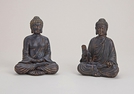 BUDDHA POLY SCHWARZ 2-FACH SORT. CA.18CM