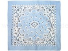 BA-143 Bandana paisley babyblau