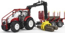 Bruder Steyr CVT 6230 Forsttraktor + Anhänger, 1 Stück