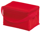 Nylon Kuehltasche"Alaska" f.6x0,3l, rot, ca. 20 x 13 x 12 cm