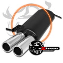 Sportschalldämpfer, eXtrem, VW Polo 9N, TwinRod 2x76