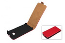 Tasche (Flip Slim) für HTC One (M7) red