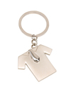 Schluesselanhaenger "Tie Shirt" silber, 8,5 x 4 x 0,6 cm