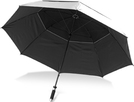 Sturmschirm mit Moosgummigriff, Farbe: Schwarz, Groesse: Ø 146 x 118 cm