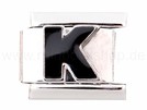 Italian Charm Glieder Armband Buchstaben "K"