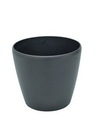 Dekotopf LUNA-20, rund, espresso