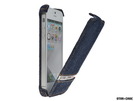 Star-Case® Flip ''Roma'' Jeans Denim für Apple IPhone 5 , 5S