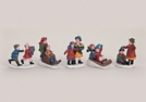 MINIATUR WEIHNACHTSFIGUREN POLY SORT. 5-6CM