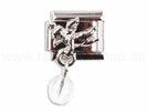 Italian Charm Glieder Armband mit Anhänger