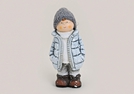 WINTERKIND GRAU/WEISS KER.TEXTIL-MUETZE 19CM