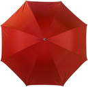 Autom. Alu-Stockschirm, Farbe: Rot/Silber, Groesse: Ø 104 x 84 cm