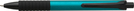 Kugelschreiber 'Bahia', Farbe: Tuerkis Metallic, Groesse: 1,4 x 14,1 cm