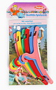 6 Stück Puppen-Kleiderbügel Kunststoff 15cm, 1Set