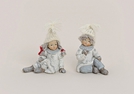 WINTERKIND SITZEND POLY 2-FACH SORT. 8CM