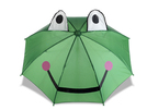 Kinder-Stockschirm, 170T Polyester, Farbe: Gruen, Groesse: Ø 73 x 56,5 cm