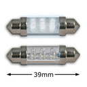 LED-Sofitte weiss, 6 LED/1.8 mm, 39 mm, DC12V (2 St.)