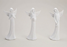 ENGEL PORZELLAN WEISS 3-F.S.13X8X29CM