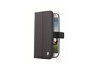BMW Booktype Case for Samsung i9500 Galaxy S4 Blue echt Leder