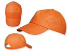 Baseballkappe mit Klettverschluss, 5 Segmente, non-woven 75 g/m2.