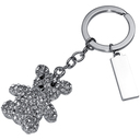 Schluesselanhaenger mit Glitzersteinen Baer 