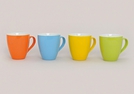 JUMBO-BECHER UNI-FARBEN PORZ.4-F.S.11CM