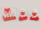 SCHAF AUF HERZ LOVE PLUESCH CREME 13CM