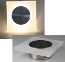 LED Wandleuchte ''WL 18'', 125x125mm, IP20, 18 LEDs, warmweiß