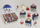 WEIHNACHTSFIGUREN KERAMIK I.TUETE SORT.3-5CM