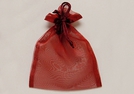 GESCHENKSAECKCHEN ORGANZA BORDEAUX 12X17CM