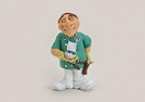 ZIERFIGUR ZAHNARZT POLY 14CM