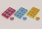 TEELICHT-SET SCHMETTERLING 6-TLG.3-F.S.2X4CM}