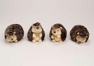 IGEL TON/KUNSTFELL SORT. CA. 13X10X8CM