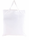 Baumwolltasche"Pure" m.2 k.H.,weiss, 38 x 42 cm