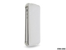 Star-Case® Flip ''Roma'' Linea für Apple IPhone 5 , 5S Echt Leder White