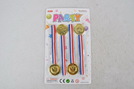 Partyartikel Medaillen 4 Stück auf Blister, 1 Set