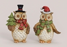 EULE WINTER BRAUN AUS TON 2-F.S.22CM