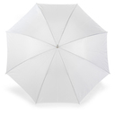 Portierschirm, gerader Holzgriff, Farbe: Weiss, Groesse: Ø 130 x 100,5 cm
