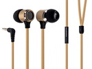 Powerstar® ''Space'' In Ear Stereo Headset mit Mikrofon Gold