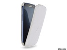 Star-Case® Flip ''Roma'' Linea für Samsung i9300 Galaxy S III echt Leder White