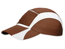 Baseballkappe aus Polyester mit Gummiband, atmungsaktiv.