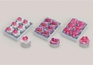 TEELICHT-SET ORCHIDEE 6-TLG 3-F.S.3X4CM}