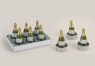 TEELICHT SEKTFLASCHE 6-TLG.7CMHX4CM}