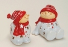 WINDLICHT SCHNEEMANN KERAMIK SORT.12-14CM