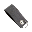 Schluesselanhaenger "Felt", grau, 9 x 3,5 x 0,7 cm