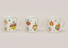 BECHER WEIHNACHTSKUGELNDEKOR PORZ.3-F.S.9CM