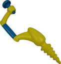 Sandbohrer, ca. 45cm Farbe gelb/blau